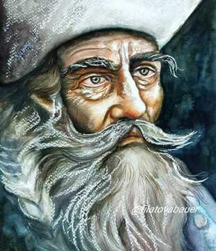 Acuarela, Retrato realista, 4 Sesiones, incluye materiales