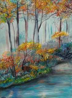 Óleo, Paisaje natural, 4 Sesiones, incluye materiales