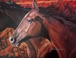 Óleo, Mascotas y caballos, 4 Sesiones, incluye materiales
