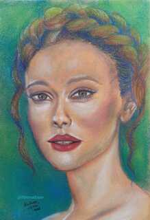 Pastel seco, Retrato naturalista, 4 Sesiones, incluye materiales